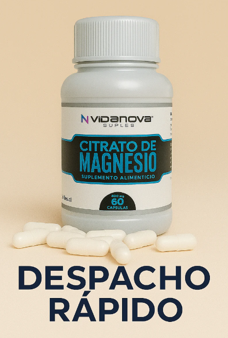 Citrato de Magnesio 400mg x 60 Caps