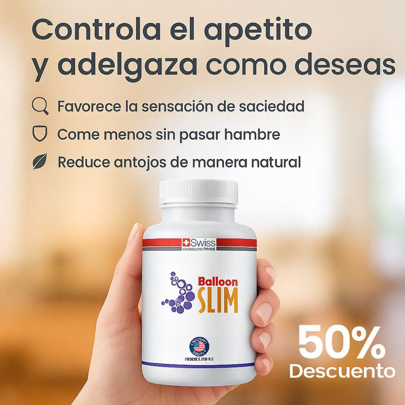 Suplemento para adelgazar - Balloon Slim (120 Cápsulas)