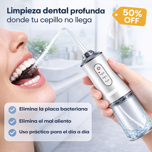 Irrigador Bucal Eléctrico PRO - Recargable