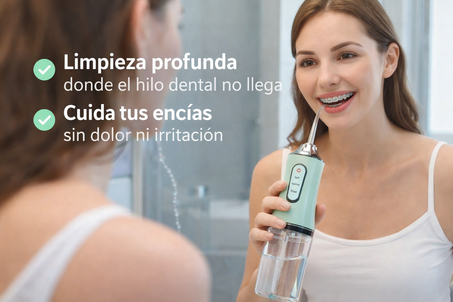 Irrigador Bucal Eléctrico PRO - Recargable
