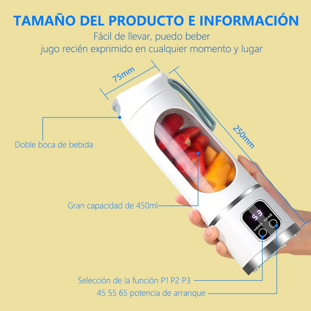 LICUADORA PORTÁTIL PRO - Recargable USB